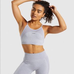 Gymshark Flex Strappy Sports Bra - Blue/Grey